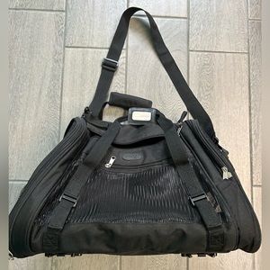 Bergen cat carrier bag pet carrier small dog animal carrier black bag Large bag